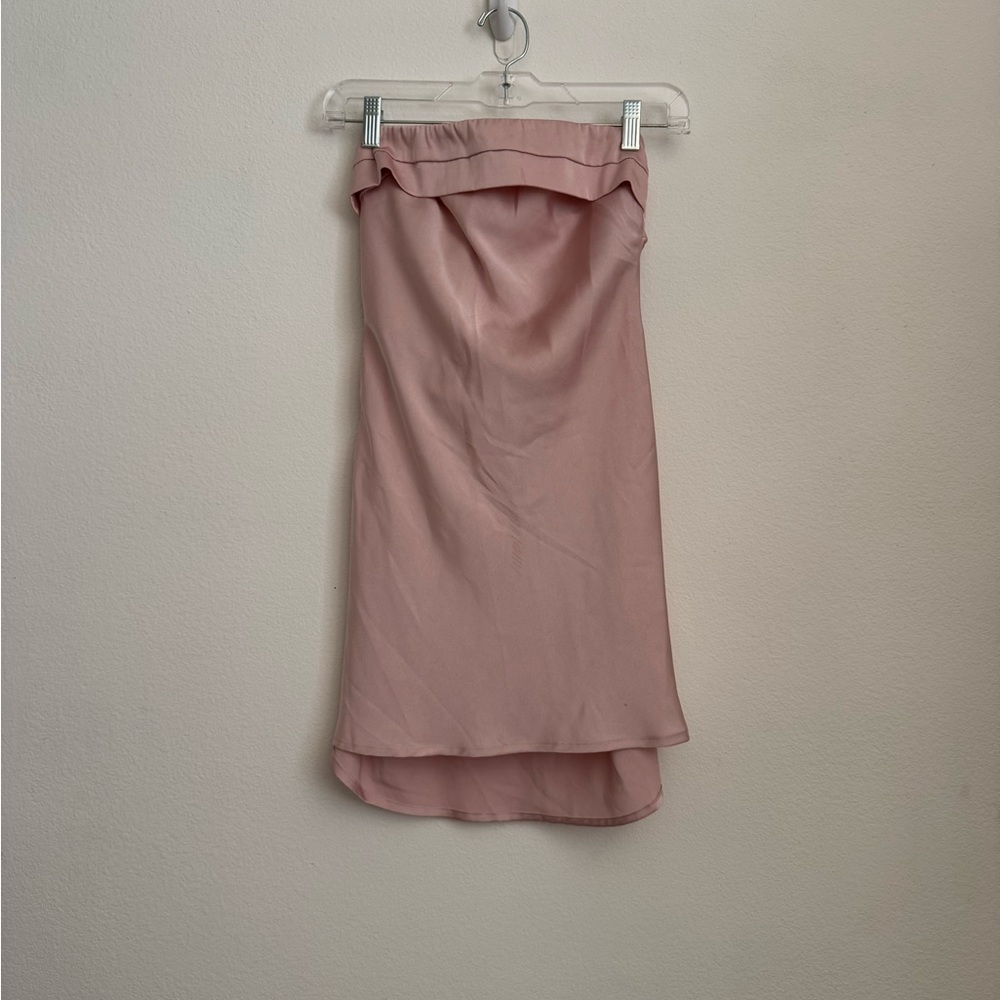 Princess Polly Blush Pink Strapless Mini Dress